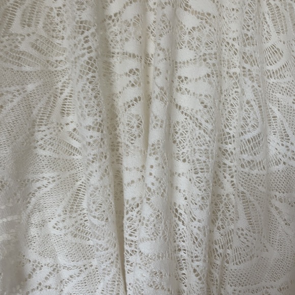 Lucky Brand Boho Chic Lace Fringe top size M - Picture 12 of 14